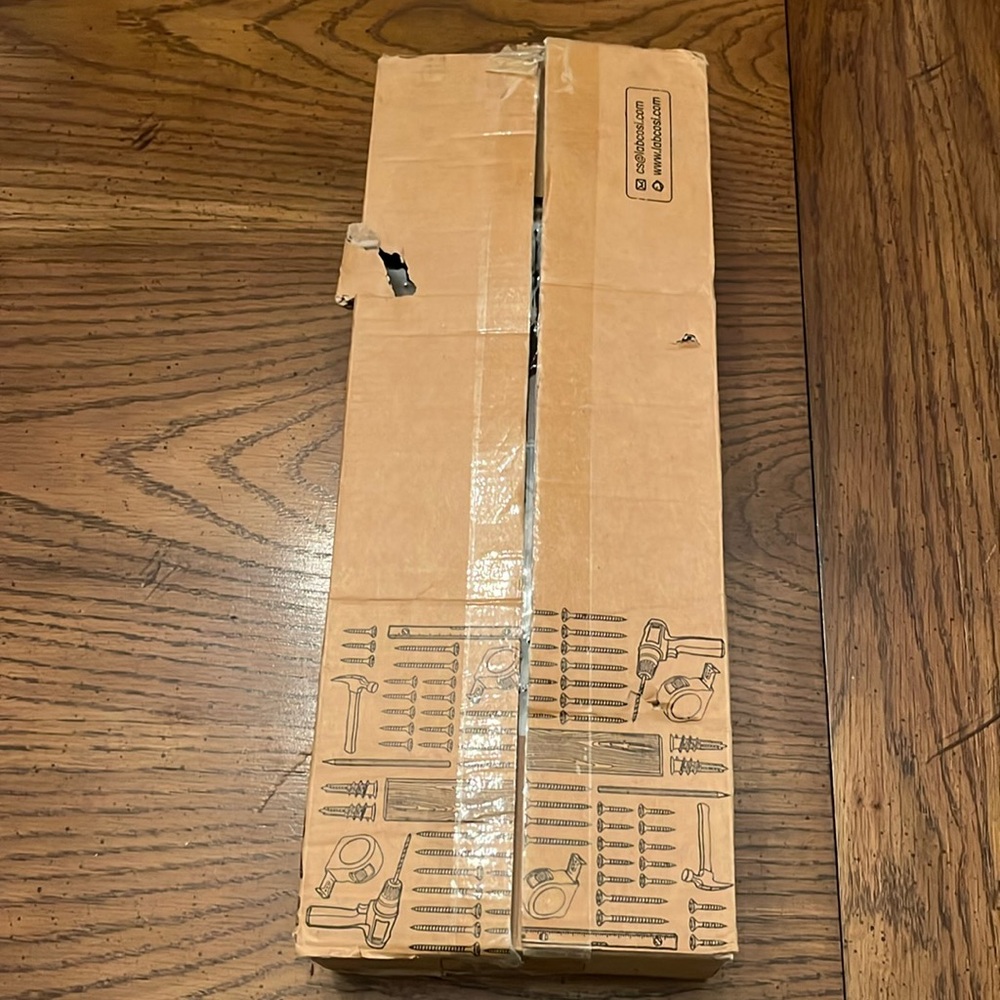 White wood shelves,‎ new in package